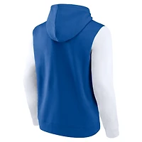 Sweat à capuche Fanatics Royal/White Indianapolis Colts Outline pour homme