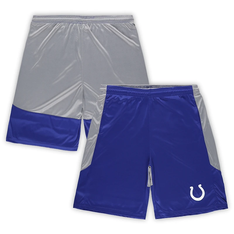 Short avec logo de l'équipe Fanatics Royal Indianapolis Colts Big & Tall pour hommes