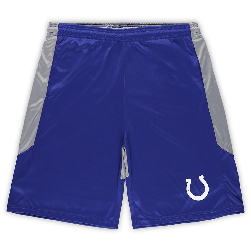 Short avec logo de l'équipe Fanatics Royal Indianapolis Colts Big & Tall pour hommes