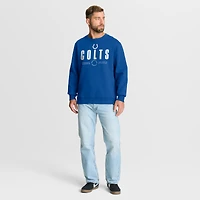 Sweat-shirt Fanatics Royal Indianapolis Colts Direct Handoff Legacy pour homme
