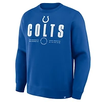 Sweat-shirt Fanatics Royal Indianapolis Colts Direct Handoff Legacy pour homme