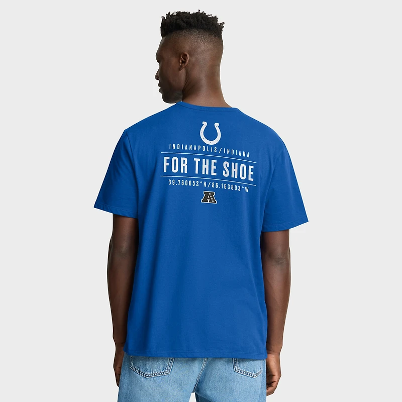 Men's Fanatics Royal Indianapolis Colts Passing Pocket Legacy T-Shirt