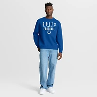 Men's Fanatics Royal Indianapolis Colts Powerful Throw Legacy Pullover Sweatshirt