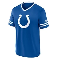 T-shirt empilable à rayures Fanatics Royal Indianapolis Colts pour hommes