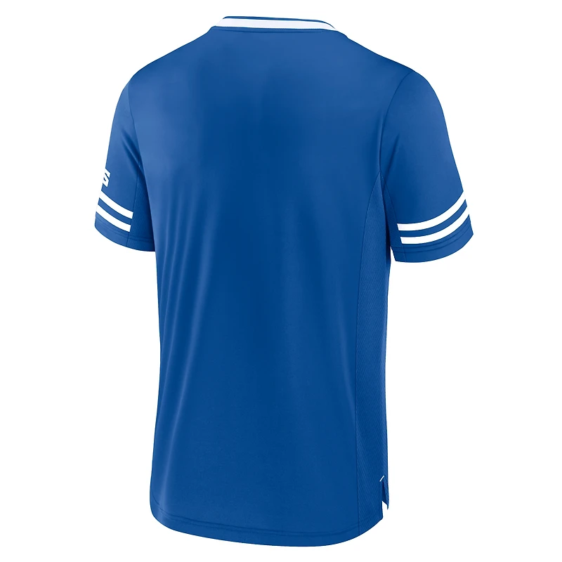 T-shirt empilable à rayures Fanatics Royal Indianapolis Colts pour hommes