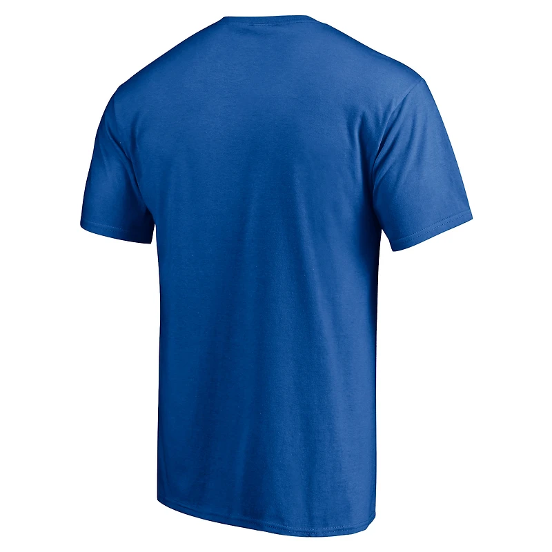 T-shirt graphique pour hommes Fanatics Shaquille Leonard Royal Indianapolis Colts Powerhouse Player