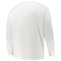 T-shirt à manches longues Fanatics pour hommes, blanc, Indianapolis Colts, Big & Tall Vision