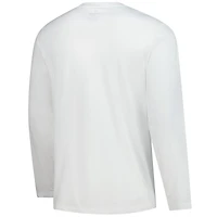 T-shirt à manches longues Fanatics pour hommes, blanc, Indianapolis Colts
