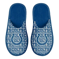 Men's FOCO Indianapolis Colts Scuff Logo Slide Slippers