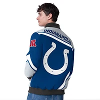 Veste à boutons-pression G-III Extreme Royal Indianapolis Colts Maximum Racing pour homme