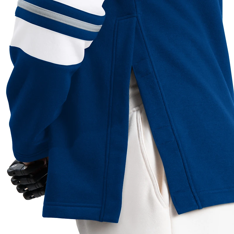 Men's G-III Sports by Carl Banks Royal Indianapolis Colts Adaptive Lord Stanley Crewneck Sweatshirt