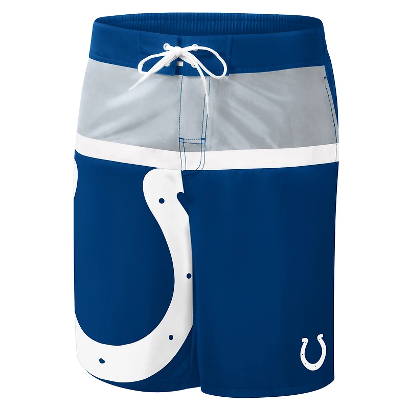 Men's  G-III Sports by Carl Banks Royal Indianapolis Colts Sea Wind Swim Trunks