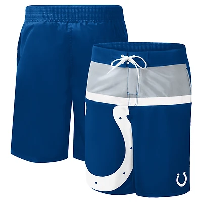 Men's  G-III Sports by Carl Banks Royal Indianapolis Colts Sea Wind Swim Trunks