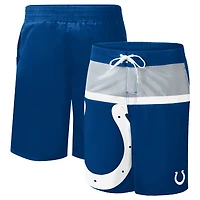 Men's  G-III Sports by Carl Banks Royal Indianapolis Colts Sea Wind Swim Trunks