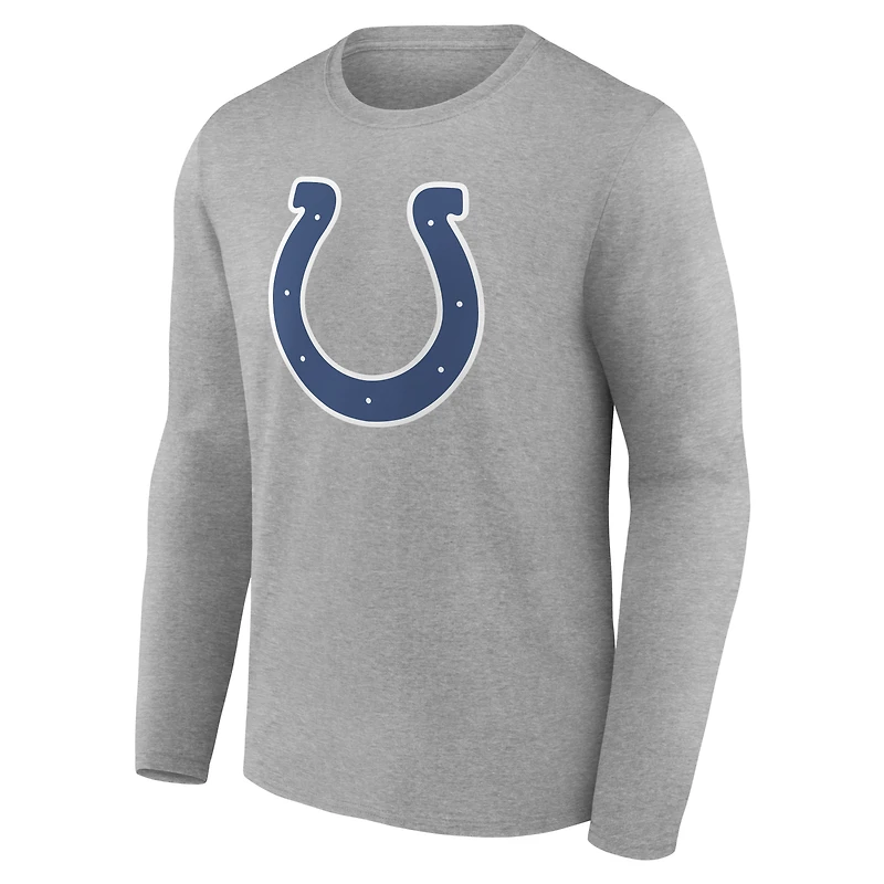Men's Indianapolis Colts Team Authentic Personalized Name & Number Long Sleeve T-Shirt