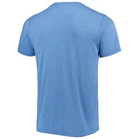T-shirt à trois mélanges hommage Jonathan Taylor Heathered Heather Royal Indianapolis Colts NFL Blitz Player pour hommes