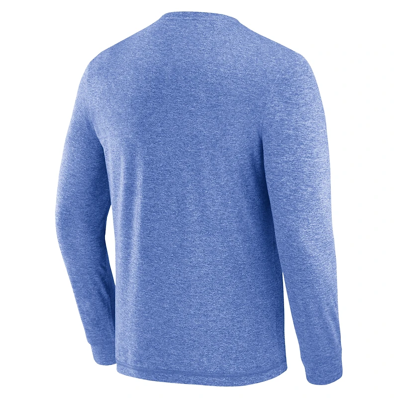 T-shirt à manches longues J. Palmer Royal pour homme, motif quatre points des Indianapolis Colts