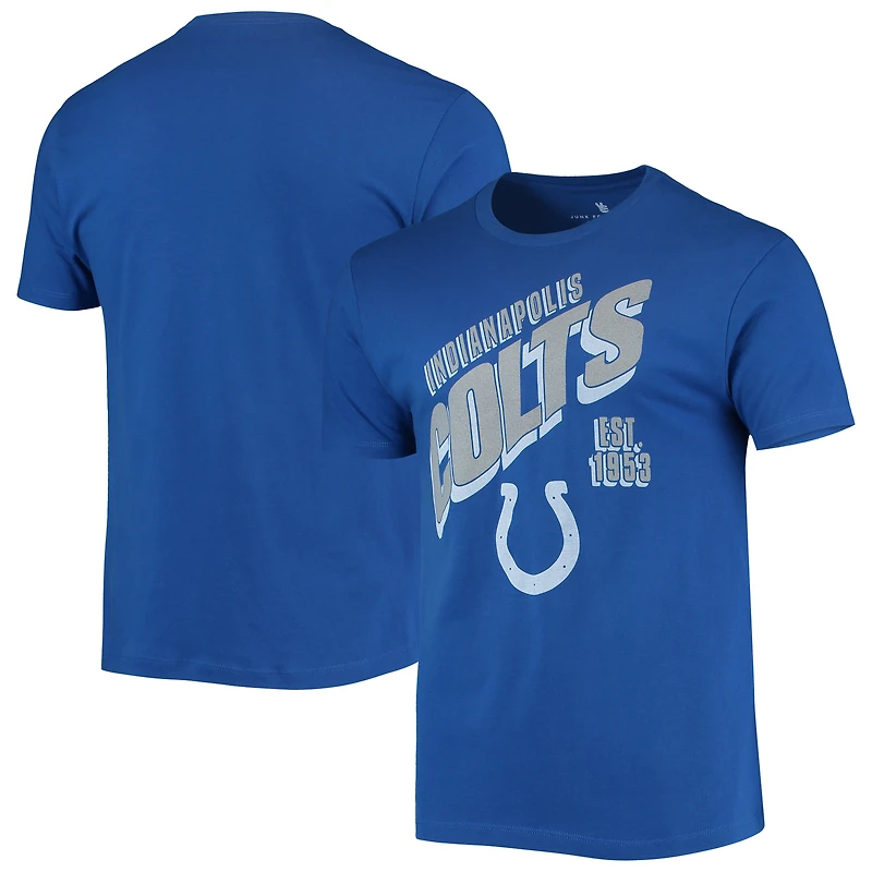 T-shirt homme Junk Food Royal Indianapolis Colts Slant