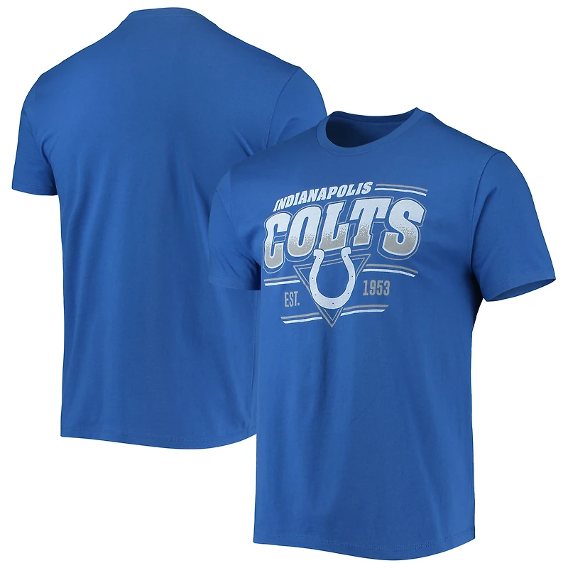 T-shirt rétro Junk Food Royal Indianapolis Colts pour hommes