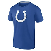 Men's Logo Athletic  Royal Indianapolis Colts Primary T-Shirt