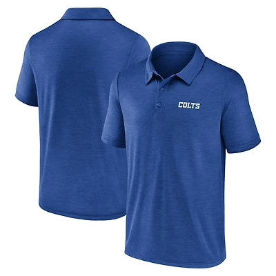 Men's Logo Athletic Royal Indianapolis Colts Unstoppable Polo