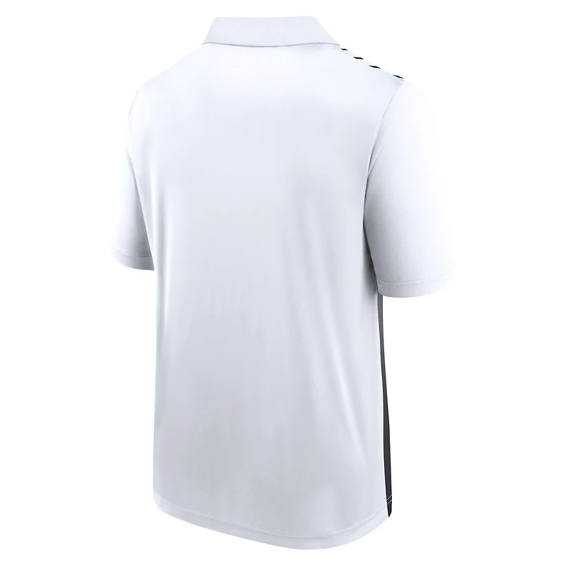 Men's Logo Athletic White Indianapolis Colts Sandlot Game Polo