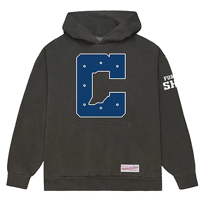 Men's Mitchell & Ness Charcoal Indianapolis Colts Indiana Nights State C Fleece Hoodie