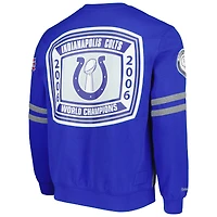 Chandail à capuchon Indianapolis Colts All Over 2.0 Mitchell & Ness pour homme, gris chiné