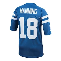 Maillot de joueur retraité authentique Mitchell & Ness Peyton Manning Royal Indianapolis Colts pour hommes