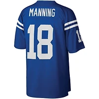Men's Mitchell & Ness Peyton Manning Royal Indianapolis Colts Big Tall 1998 Retired Player Replica Jersey