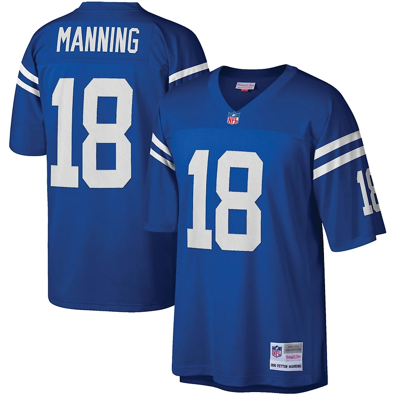 Men's Mitchell & Ness Peyton Manning White Indianapolis Colts Legacy Replica Jersey