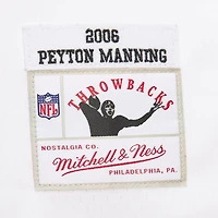 Men's Mitchell & Ness Peyton Manning White Indianapolis Colts Player Name Number Hoodie Legacy Jersey