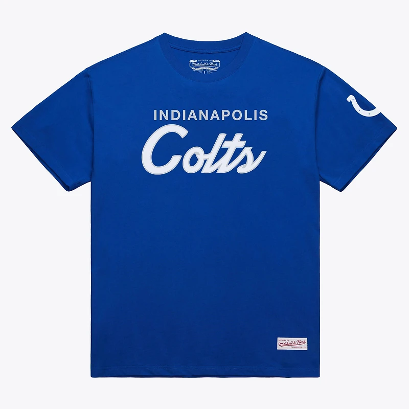 Men's Mitchell & Ness Royal Indianapolis Colts Head Coach Classic T-Shirt
