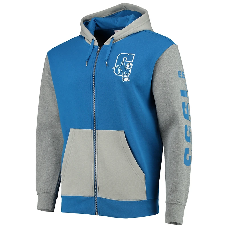 Veste à capuche entièrement zippée Mitchell & Ness Royal Indianapolis Colts Team pour hommes