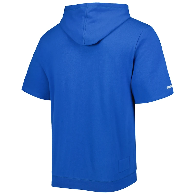 Chandail à capuchon délavé Royal Indianapolis Colts Mitchell & Ness pour homme