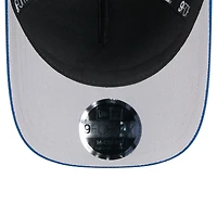 Men's New Era Black/Royal Indianapolis Colts 2025 NFL Draft 9FORTY A-Frame M-Crown Adjustable Hat