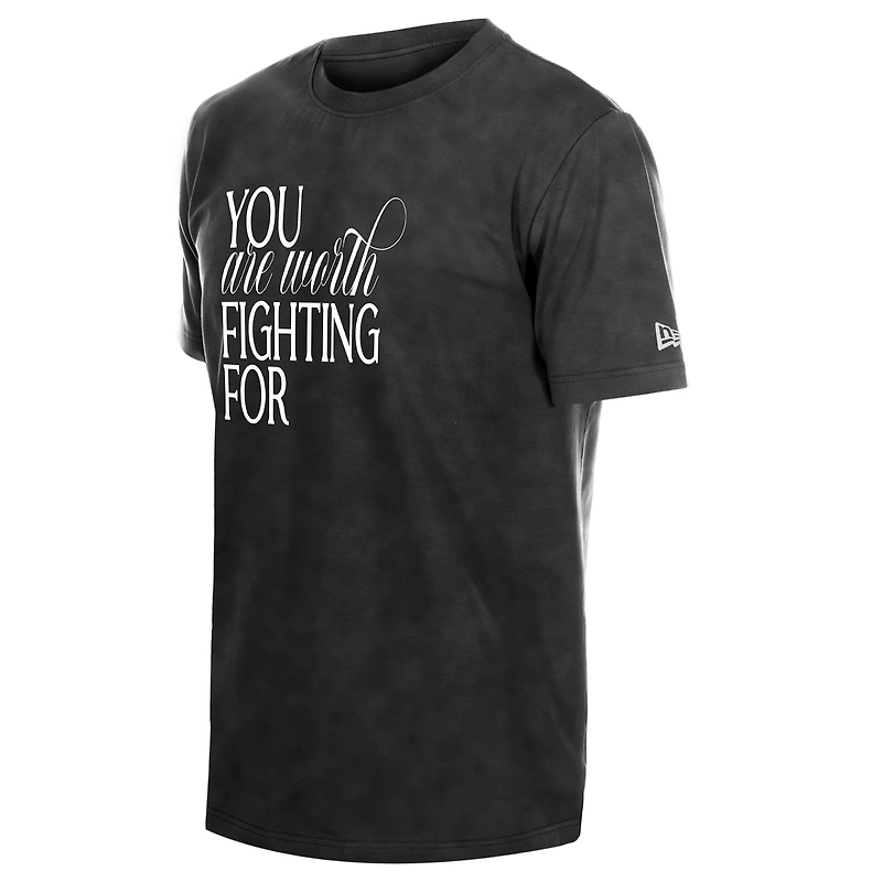 Men's New Era Black 2026 Indianapolis Colts You Are Worth Fighting For Kicking the Stigma T-Shirt