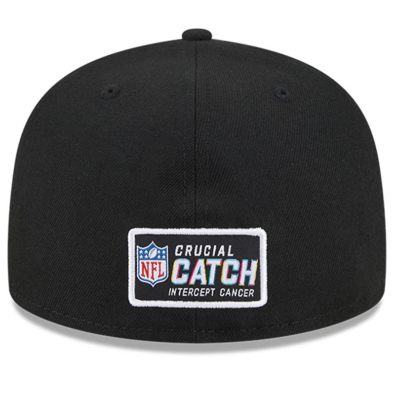 Men's New Era  Black Indianapolis Colts 2023 NFL Crucial Catch 59FIFTY Fitted Hat
