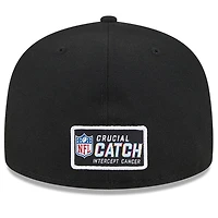 Men's New Era  Black Indianapolis Colts 2023 NFL Crucial Catch 59FIFTY Fitted Hat
