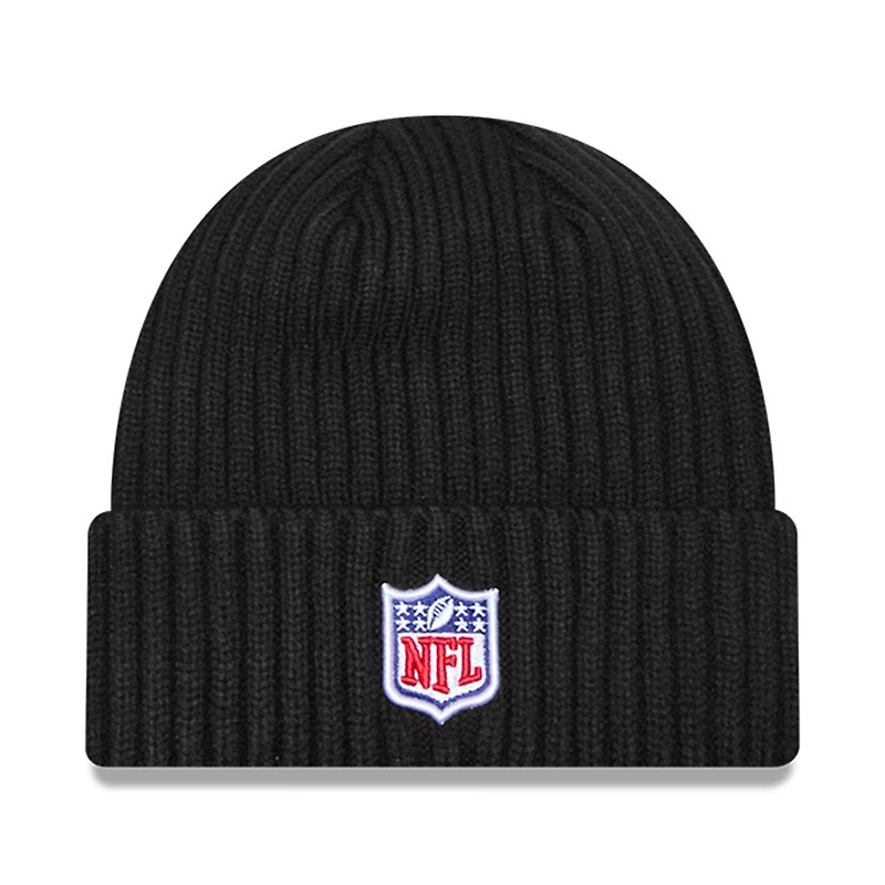 Bonnet en tricot à revers Indianapolis Colts NFL Crucial Catch 2024 New Era noir pour homme