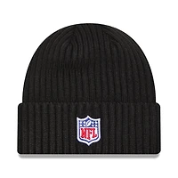 Bonnet en tricot à revers Indianapolis Colts NFL Crucial Catch 2024 New Era noir pour homme