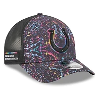 Casquette ajustable 9FORTY NFL Crucial Catch 2025 des Indianapolis Colts de New Era pour homme, noire