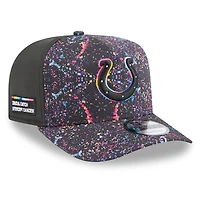 Casquette snapback 9FIFTY noire New Era Indianapolis Colts 2025 NFL Crucial Catch pour homme