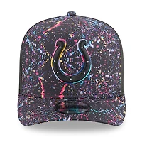 Casquette snapback 9FIFTY noire New Era Indianapolis Colts 2025 NFL Crucial Catch pour homme
