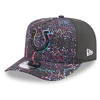 Casquette snapback 9FIFTY noire New Era Indianapolis Colts 2025 NFL Crucial Catch pour homme