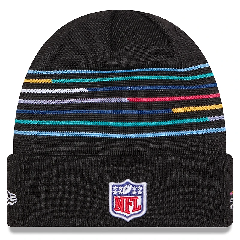 Bonnet à revers NFL Crucial Catch 2025 des Indianapolis Colts New Era noir pour homme
