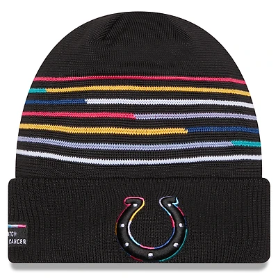 Bonnet à revers NFL Crucial Catch 2025 des Indianapolis Colts New Era noir pour homme