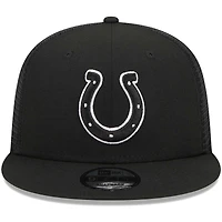 Casquette Snapback 9FIFTY Main Trucker des Indianapolis Colts New Era noire pour hommes