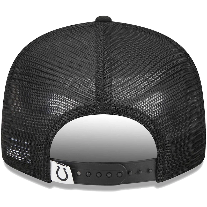 Casquette Snapback 9FIFTY Main Trucker des Indianapolis Colts New Era noire pour hommes