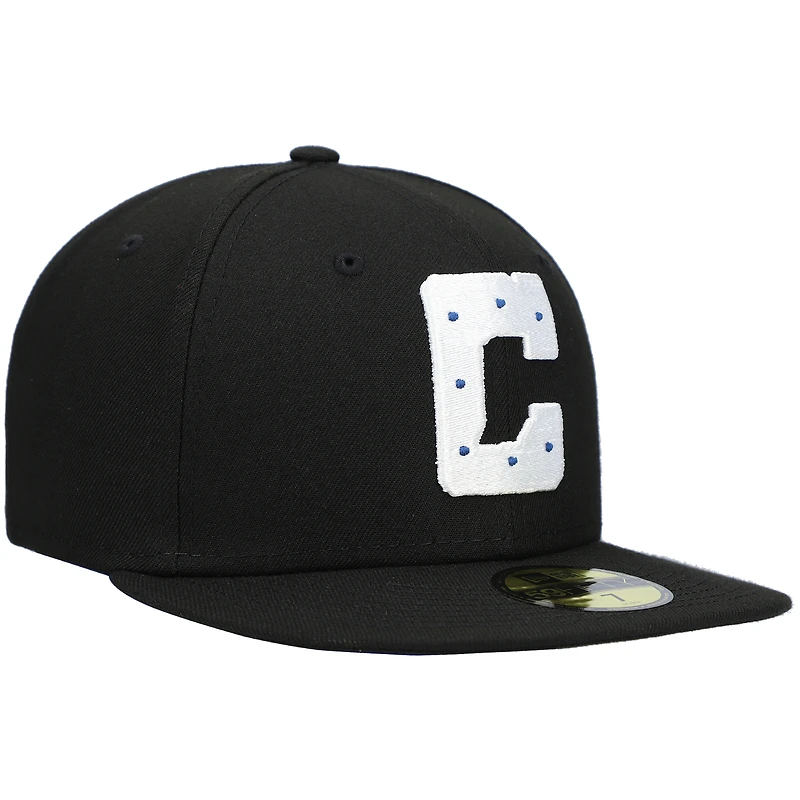 Men's New Era Black Indianapolis Colts Omaha 59FIFTY Fitted Hat